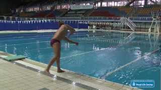 Pool Lifesaving Sport  Line Throw [upl. by Ecidna526]