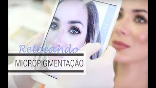 Micropigmentação  retocando na Lu Make up [upl. by Yul143]