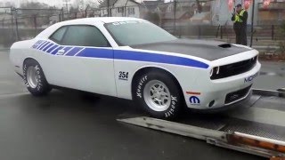 Drag Pak Challenger off loaded at Papas Dodge [upl. by Annam322]