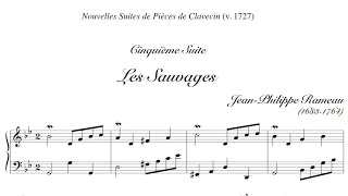 Les Sauvages Grigory Sokolov  JeanPhilippe Rameau [upl. by Poland]