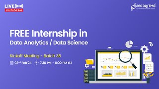 Free Data Analytics  Data Science Internship  Batch 38  360DigiTMG [upl. by Goraud]