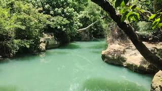 Los coyotes river waterfall swimming tour near Liberia city Guanacaste Province Costa Rica [upl. by Notxap]