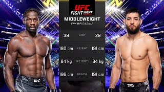 Jared Cannonier vs Nassourdine Imavov Full Fight  UFC Fight Night [upl. by Brittne]