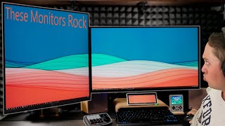 An All LG Monitor Desk Setup LG Dual Up and 32GQ [upl. by Odlanra]