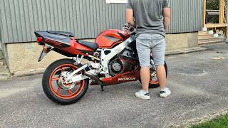 Honda CBR 900RR 1998 Fireblade exhaust sound without muffler [upl. by Bridgid]