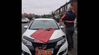 windscreen replacement Honda Civic [upl. by Hinckley437]