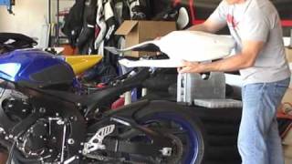 Hotbodies Race Bodywork Install Part 1 from SportbikeTrackGearcom [upl. by Yauq20]