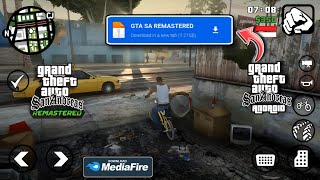 GTA SA Remastered v2 Modpack for GTA SA Android 13 amp 14  All Devices Supported  2024 Edition [upl. by Alleuqram]