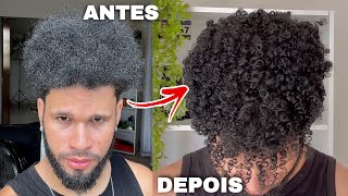 COMO FAZER FITAGEM NO CABELO CRESPO [upl. by Mandy477]