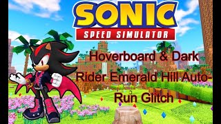 Hoverboard And Dark Rider Glitch Emerald Hill AutoRun Glitch  Sonic Speed Simulator [upl. by Zosima]