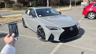 2024 Lexus IS 350 F Sport Start Up Exhaust Test Drive Walkaround POV and Review [upl. by Sonni]