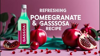 Refreshing Pomegranate amp Gassosa Juice Recipe [upl. by Ahtibat362]