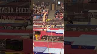 Unbelievable performance by Urazova Vladislava on uneven bars 2022 Russian Cup is hers [upl. by Illak]