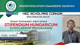 Stipendium Hungaricum Scholarship Programme Alumni Testimonial Adeel Ahmed [upl. by Slavic764]