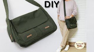 DIY crossbody bag  Unisex bag [upl. by Amund]