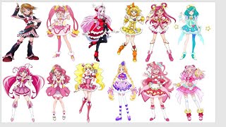 Pucce Cute Pretty Cure Group Transformation [upl. by Ailak782]