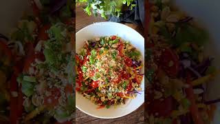 Healthy amp Spicy Thai Mango Salad [upl. by Chane]