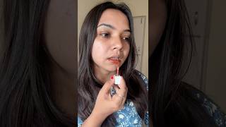 Chunky orange lipstick shade🧡lipstick trendiime trendiimevlog makeup lipsticklover subscribe [upl. by Eniladam564]