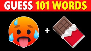 Guess the Word by Emoji 101 Words  Ultimate Emoji Challenge [upl. by Elaweda]