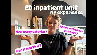 ED INPATIENT EXPERIENCE  food exercise fights with other patients  no filter  katiagtfitness [upl. by Blanchette]