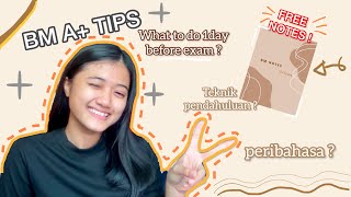 How to score A in BM⭐ freenotes💌  BM karangan [upl. by Ramak999]