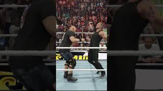 Stone Cold Smacks Pat McAfee With A Guitar wwe2k24 wwe2k24gameplay [upl. by Acilejna]