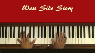 Leonard Berstein Somewhere West Side Story Piano old [upl. by Ecilegna]