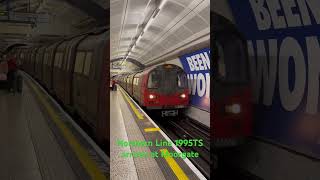 Northern Line 1995TS arrives at Moorgate londonundergroundtransport [upl. by Adorl]