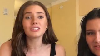 Cadence Baker and Nicolina Bozzo sing “Need You Now” by Lady A  Cadence Baker Instagram Live [upl. by Naillij]