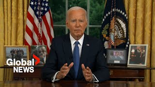 Biden says time to quotpass the torch’quot in 1st remarks after ending presidential reelection bid [upl. by Oigaib]