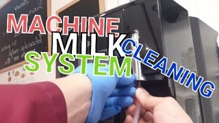 Schaerer Coffee Joy  Coffee Machine Milk System Cleaning [upl. by Kelila]