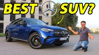 allnew Mercedes GLC Coupé 300 AMGLine driving REVIEW [upl. by Ruscio]