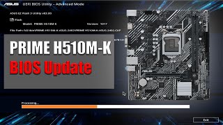 ASUS PRIME H510MK BIOS Update [upl. by Eelrac]