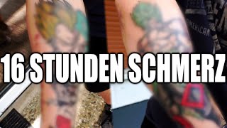 16 STUNDEN LANG TATTOO STECHEN [upl. by Senhauser]