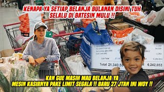 MESIN KASIR AJA NYERAH AMA BELANJA BULANAN GUE  BARU HABIS 27 JTAN NIH NAMBAH LAGI APA YA [upl. by Ariella719]