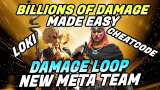 LOKI IS THE NEW META IN YANNICA HYDRA TEAMS DAMAGE LOOP RAID SHADOW LEGENDS [upl. by Ydnat764]