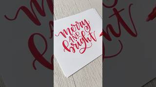 Hand Lettering for Absolute Beginners handletteringtutorial calligraphy crafts diy lettering [upl. by Analiese31]