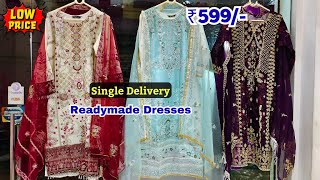 Fancy Readymade Suits Damaka OFFER ₹599  Pakistani Cotton Suits Wedding Dresses Hyderabad [upl. by Moss]