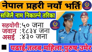 Nepal police vacancy 2080  Nepal police vacancy  Nepal police training [upl. by Halehs222]