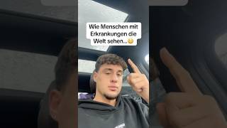 Wie Menschen mit Erkrankungen die Welt sehen…😳  foryou trending geheimnis viralshort fy [upl. by Carree]