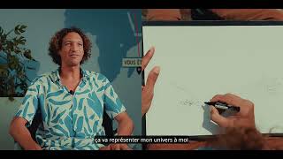 Lartiste Yann LE GALL transforme les vitrines French bee à La Réunion [upl. by Starinsky]