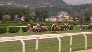 Haflinger Galopprennen in Meran [upl. by Ruddy]