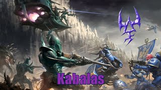 Warhammer40k Kabalas Drukhari [upl. by Toffic]