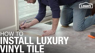 How To Install Luxury Vinyl Tile [upl. by Arrak926]