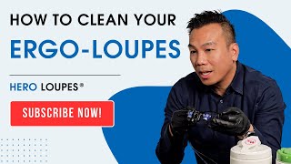 How To Clean amp Maintain Your Ergo Loupes [upl. by Atteram546]