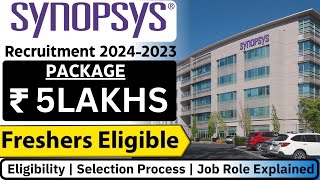 Synopsys Recruitment 2024  OFF Campus Drive For 2024  2023  2022 Batch Hiring [upl. by Aihsenod]