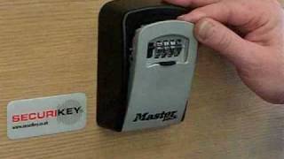 Securikey  Master Lock 5401 Code Change Instructions [upl. by Adnilam]