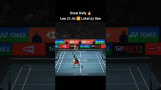 Lee Zii Jia VS Lakshay Sen  All England 2024  Incredible Smash 😱  shorts badminton viral [upl. by Nrobyalc]