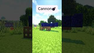 Minecraft Cannon💣 minecraft shorts [upl. by Aramo264]