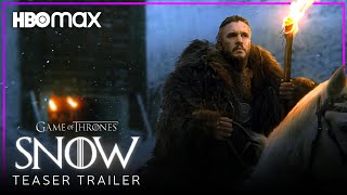 SNOW  Teaser Trailer  Game of Thrones Sequel  Jon Snow Spinoff Series  HBO Max [upl. by Ahsiral]